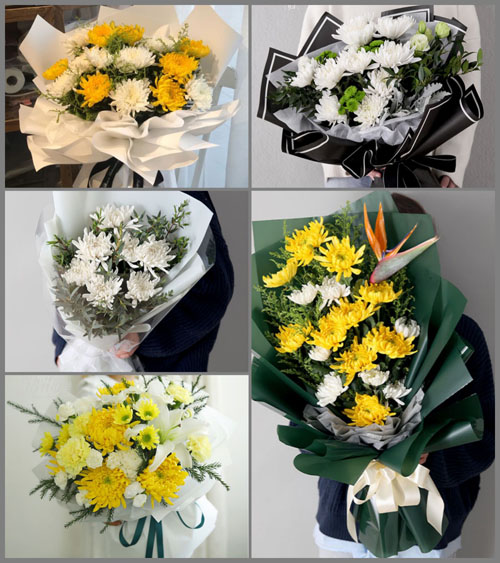 河南南阳邓州市穰东镇小寨村白事花束代送